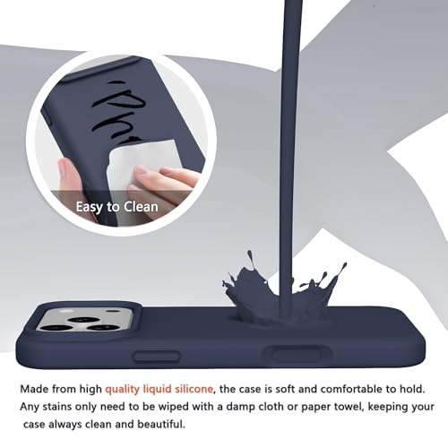 Image of iPhone 17 pro Max /18 pro Max Case Silicone(Midnight Blue)