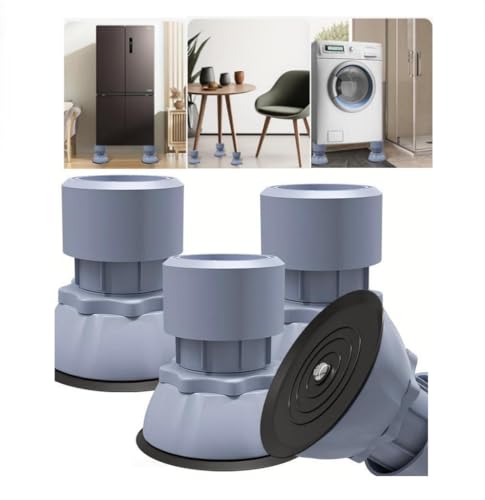 LEMAVI Universal Schwingungsdämpfer für Waschmaschinen & Anti vibration waschmaschine Anti vibration waschmaschine anti vibration pads für waschmaschine verstellbar10-12 cm Vibration Dämpfer Pads