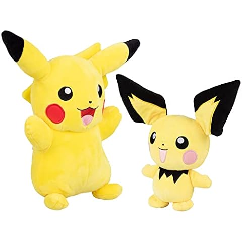 Pokemon Pikachu and Pichu Plush Stuffed Animal Toys Cover