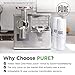 PURE Juicer Two-Stage Juicer - Premium Cold Press Juicing Machine - Solid Stainless Grinder and Hydraulic Press For Fruits, Vegetables, Nuts