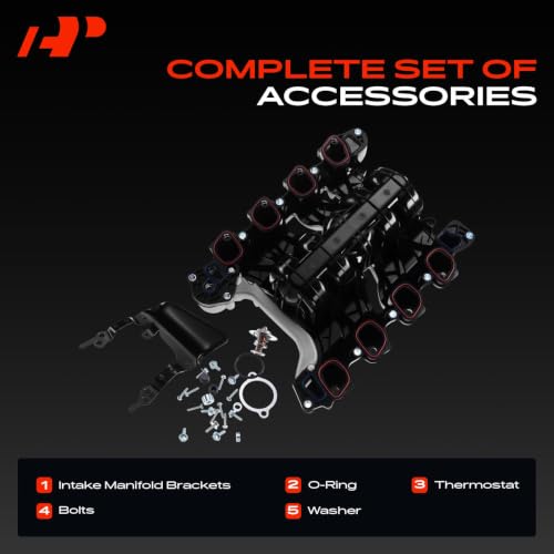 Image of A-Premium Upper Engine Intake Manifold Compatible with Ford, Lincoln