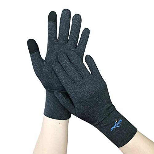 Compression Gloves Women, Arthritis Gloves Men,Hand Warm Brace Full Finger, Raynaud Gloves with Touch Screen for Arthritis, Raynauds Disease & Carpal Tunnel