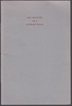 Paperback The Anatomy of a Literary Hoax Book