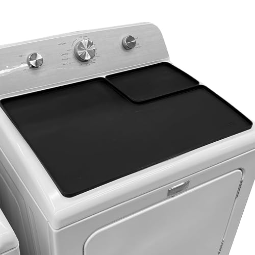 Protecteur top laveuse pour organiser l'espace de la buanderie moderne