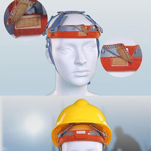 Schutzhelm Schweißband Waschbar, 10 Stück Schutzhelm Schweißband Waschbar, Wiederverwendbar Set, für Baustellenhelme, Fahrradhelme