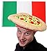 I LOVE FANCY DRESS LTD Ensemble de Drapeaux et Chapeaux Italiens pour déguisement. Drapeau et Chapeau à Pizza. 9,5 x 1,5 m