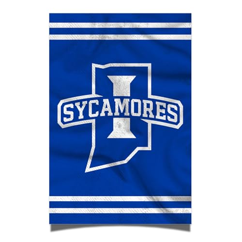 Desert Cactus Indiana State University Poster Sycamores ISU 11 x 17 Inch Room Office Décor Decoration Official Fan Gear (11x17,Version 3)