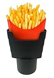 MAAD™ 'Fries on The Fly' Universal Car French Fry Holder for Cup Holder - Perfect White Elephant Gift Idea, Stocking Stuffer