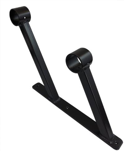 DuroBarre Ballet Double Barre End Bracket 1-1/2" Diameter - Ballet Dance Studio Wall Mount
