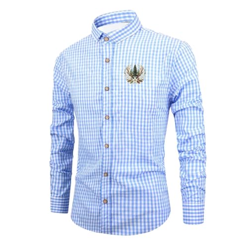 Chemise à carreaux multicolores homme idéale pour les fêtes et soirées