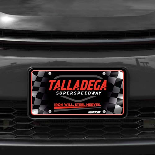 Rico Industries NASCAR Racing Talladega Superspeedway Metal Auto Tag 6" x 12" - Great for Truck/Car/SUV - Thumbnail 2
