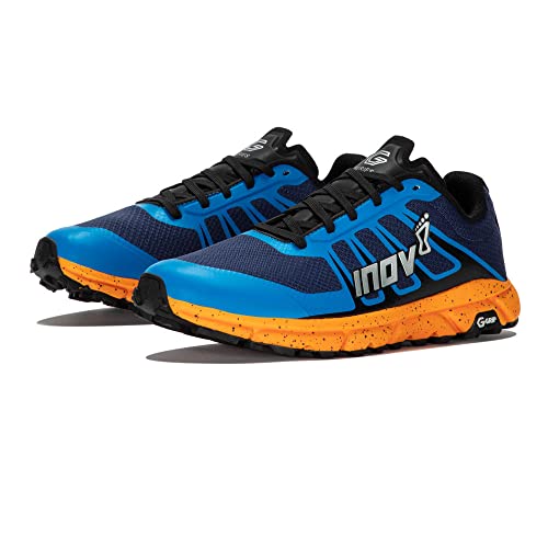 Inov-8 Men's TrailFly G 270 V2 Hiking Shoe, Blue/Nectar, 8