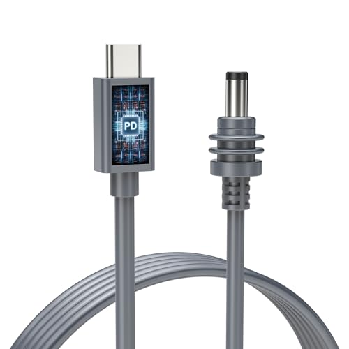 Starlink Mini Cable, USB-C to DC Power Cable 10FT/3M, Works with 100W USB-C PD Power Bank/Charger/Power Station, Weather-Sealed Connector, Plug & Play for Starlink Mini Portable Internet