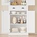 IRONCK Kitchen Pantry Storage Cabinet 72.6