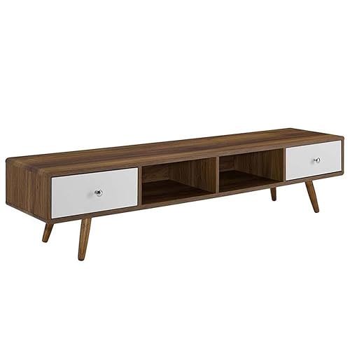 Modway Transmit 70" Media Console Wood TV Stand, 70 Inch,