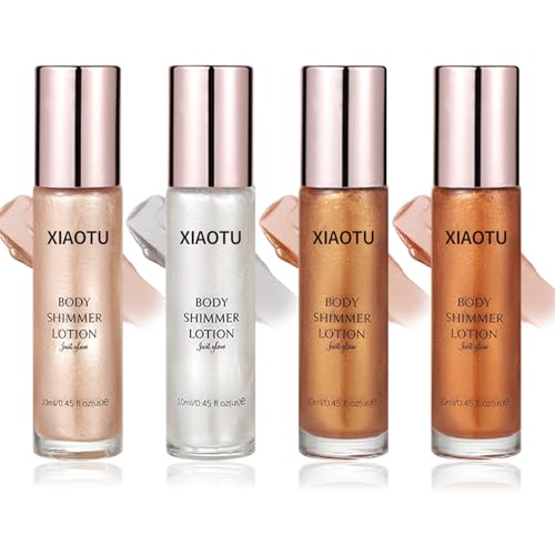 Body Shimmer Oil,4 Colors Body Glitter Oil,Waterproof Long Lasting Moisturizing Body Luminizer Shimmer Glow For Face & Body,Body Highlighter Makeup Shine Liquid Illuminator Foundation Body Shimmer Oil,4 Colors Body Glitter Oil,Waterproof Long Lasting Moisturizing Body Luminizer Shimmer Glow For Face & Body,Body Highlighter Makeup Shine Liquid Illuminator Foundation