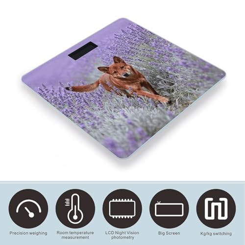 Báscula digital para baño VTCTOASY 400 lb capacidad miniatura 3