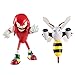 Produktbild Sonic The Hedgehog t22502 a4knucklesbeebot 3 Zoll Sonic Boom Finger und beebot Articulated Figuren (2 Stück)