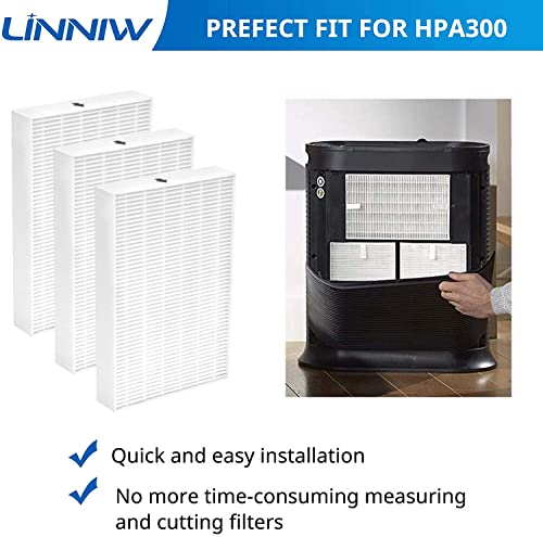 Image of 3 Pack HPA300 R HRF-R Replacement Filter for Honeywell Air Purifier