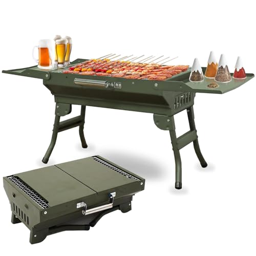 Barbecue à charbon pliable compact pour optimiser vos espaces - 2