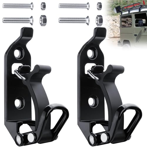 2 PCS Shovel Mount for Roof Rack, Shovel Holder Wall Mount, Metal Rubber Clamp Mounting Brackets Kit, ,Quick Release Axe Holder for Roof Rack Truck, Boats, Overlanding Gear