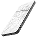 Produktbild TheSmartGuard Powerbank 6000mAh Externer Akku mit USB-C Port Ladegerät kompatibel für iPhone XS/XR/X Samsung S10/S9/S8 Note 9 Huawei P30 und viele mehr | Marmor Marble White&Black Weiß Schwarz
