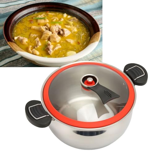 Olla a presión de acero inoxidable 7 L miniatura 3