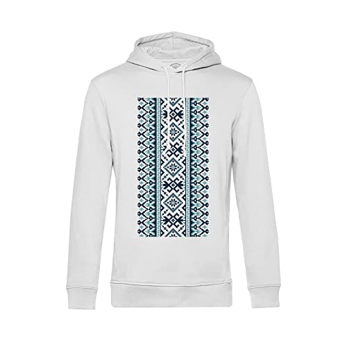 Sweat à capuche bleu : Ne choisissez plus entre confort et originalité avec ce motif aztèque
