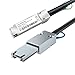 H!Fiber.com QSFP to SFF-8088 MiniSAS Cable, SFF-8436 to SFF-8088 External DDR Hybrid SAS Cable, 100-Ohm, 2 Meter(6.6ft), Copper Passive for NetApp