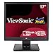ViewSonic VA708A 17 Inch 1024p LED Monitor with 100% sRGB Color Correction and 5:4 Aspect Ratio, Black