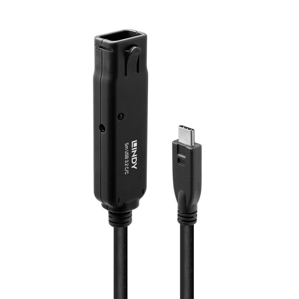 LINDY 43405 5m USB 3.2 10Gbit/s C/C Aktivverlängerung Pro