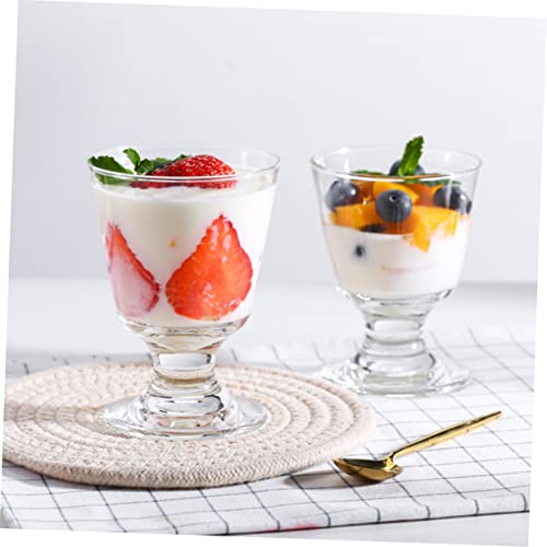 UPKOCH 2 Peças Copo De Sorvete Recipientes Para Bebidas Decorações De Bebidas Coquetel Sorvete De Ba