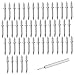 Double Headed Skirting Nails, 50PCS Invisible Seamless Double Headed Nails, Carbon Steel Baseboard Tacks with Specific Sleeve Tool Nail Drill