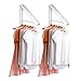 InstaHanger Closet Organizer, The Original Folding Drying Rack, Wall Mount - 2 Pack