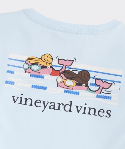 vineyard vines Girls' Swim Meet Whales Short-Sleeve Pocket Tee3