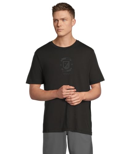 T-shirt RVCA Balance Crest Club noir en coton doux taille M