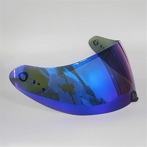 Moontogo Escudo de casco para Scorpion Exo R420 Visera, visera, casco de visera, accesorios de moto (azul profundo)