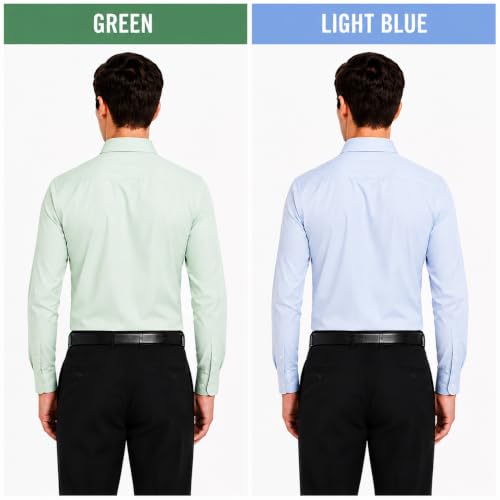 Image of Men's Solid Formal Shirt | Premium Cotton Rich Full Sleeves Shirt | Comfort Fit Office Wear Shirt with Single Chest Pocket | Stylish Casual & Formal Shirt for Men