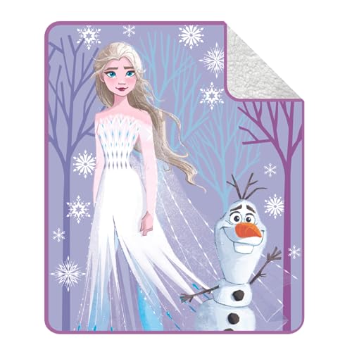 Recopilación de Cobertores de frozen Top 10. 43 Franco Disney Frozen 2 - Manta de Felpa Suave Sherpa para niños, 50 x 60 Pulgadas, (Producto con Licencia Oficial)