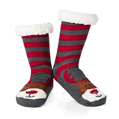 Red Gray Christmas Elk