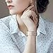SWEES Leather Band Compatible for iWatch 38mm 40mm, Genuine Leather Replacement Strap Rose Gold Buckle Compatible iWatch Series 6 5 4 3 2 1, Sports & Edition Women And Men Chmapgne