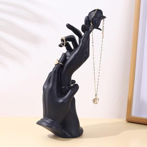 Support de main de bijoux et présentoir de bagues en mannequin