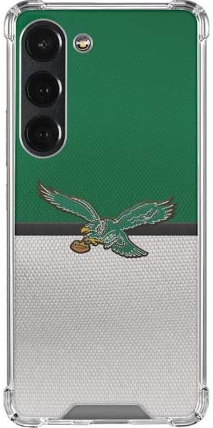 Skinit Clear Phone Case Compatible with Galaxy S23 - Officially Licensed NFL Philadelphia Eagles Design