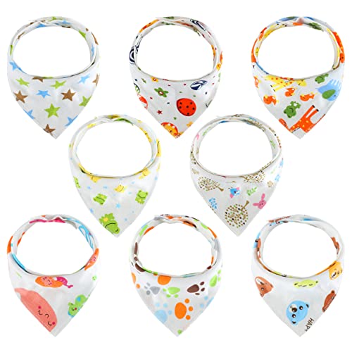 TOBBOMEY 20 Stück Einweg Babylätzchen - Süße Tiermotive & Saugstark