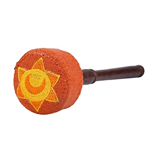 Singing Bowl Mallet, Singing Bowl Mallet Handmade Hard Wood Felted Mallet Stick Hard Wood Felted for Tibetan Buddhism Singing Bowl (#2)