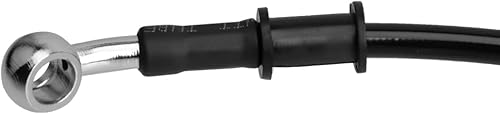 Miniatura 5 de Línea de freno de motocicleta, tubo de aceite de embrague hidráulico universal de 15.75 pulgadas, accesorios trenzados de acero inoxidable para