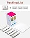Markdomain Compatible Selphy CP1300 Ink and Paper, KP-108IN 4x6 Inch Photo Paper Glossy for Selphy CP1500 CP1300 CP1200 CP1000 CP910 Printers, 108 Sheets Photo Paper and 3 Color Ink Cartridges