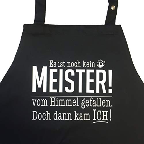 Grillkönig Es Ningún Meister Vom Himmel mencionaba. Pero Después Llegó yo.  Delantal,  Regalo Idea Regalo Meister comprobación, artesanía, Coche, Pintor, eléctricas, Techador