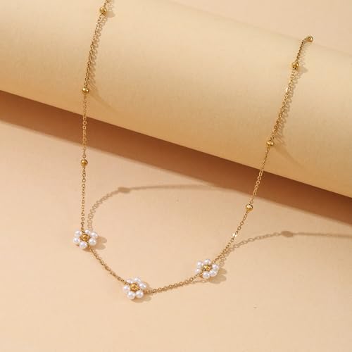 Flower Girl Necklace,Will You Be My Flower Girl Proposal Gifts,Flower Present for Wedding Bridal Shower Party Flower Jewelry Gifts2