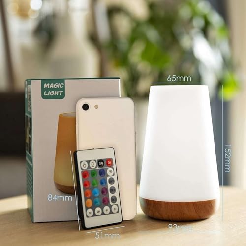 Lámpara de Mesa LED Portátil Recargable con Control Remoto miniatura 2